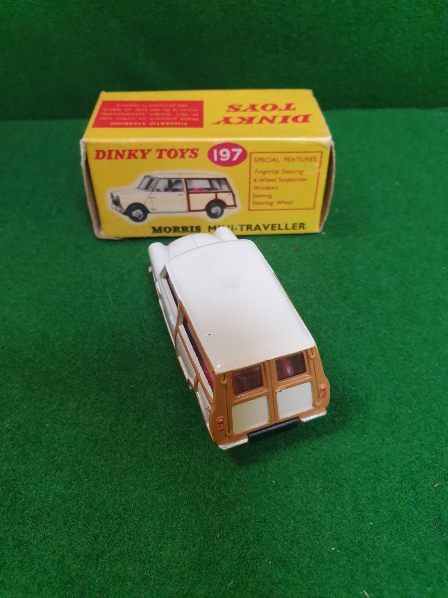 Dinky #197 Morris Mini Traveller Cream - Cream Body, Tan Woodwork And Red Interior Model Is - Image 3 of 3