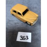 Dinky #154 Hillman Minx In Fawn White Wheels Large Lettering On Base Unboxed virtually mint 1 box