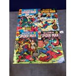 4 X Marvel Comics Comprising Spider-Man No 269 W/E Apr 5 1978 # Spider-Man No 270 W/E Apr 12