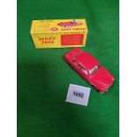 Dinky #184 Volvo 122s Red - Off White Interior 1960 - 1965 Mint Model In Firm Crisp Box