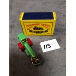 Matchbox Moko Lesney #1A Aveling Barford Road Roller Mint in a crisp B type box 1953