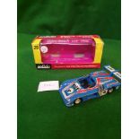 Solido Alpine Renault A441 2 Litres Blue Racing No.4 Virtually Mint Model In Good Fair Box