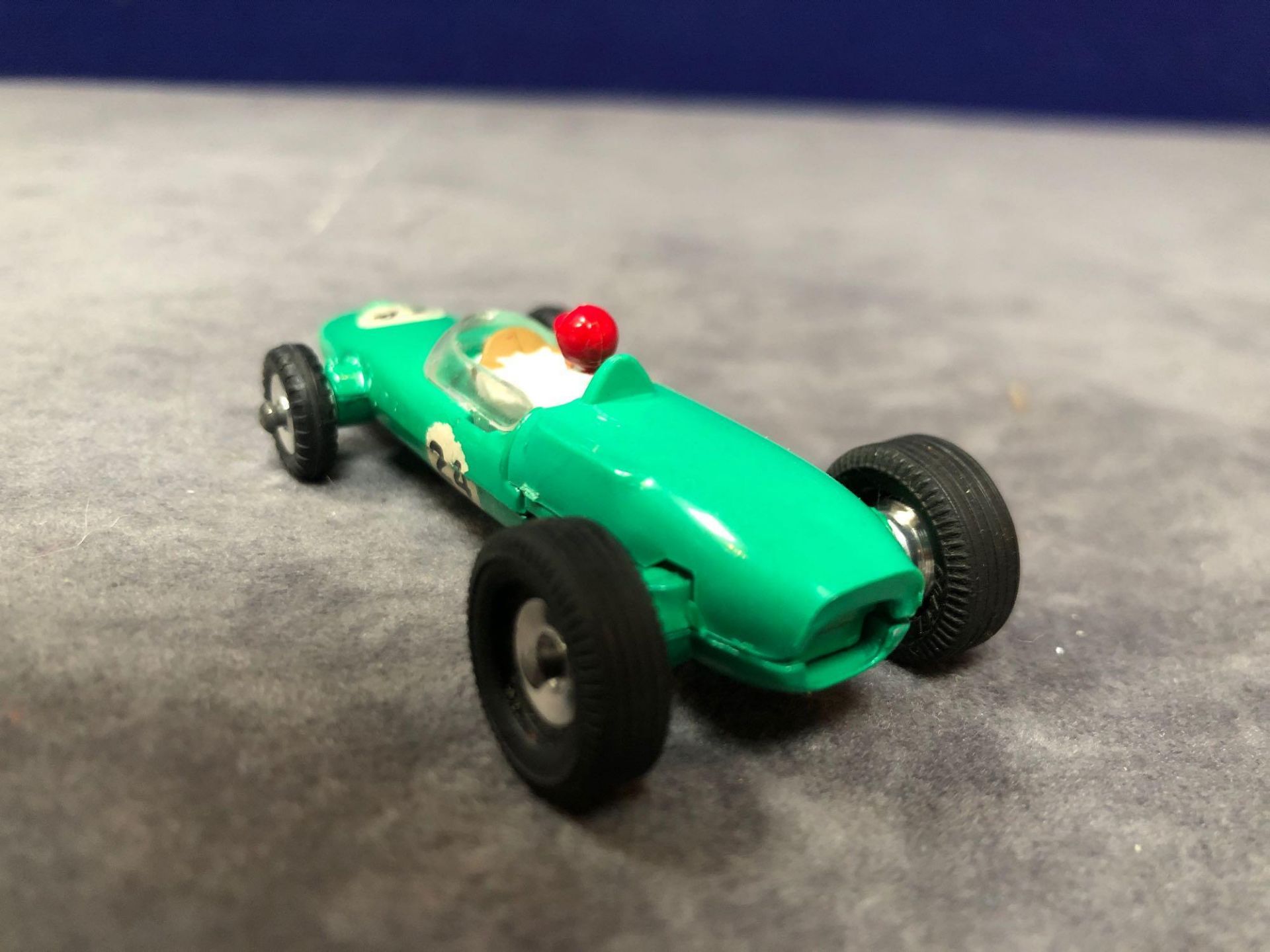 Dinky #241 Lotus Racing Car Green - White Driver With Red Helmet. RN #24 mint in firm box 1962-1970 - Image 3 of 4