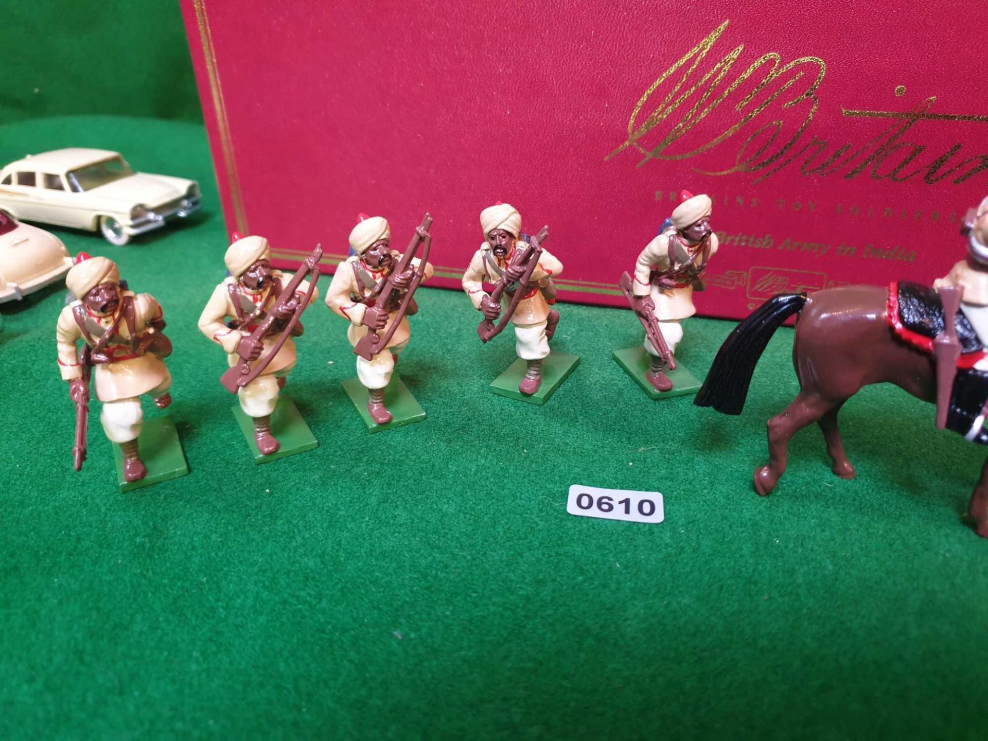 Britain's 00135 British Army In India Queens Own Corps Of Guides Toy Soldier Set These Beautifully - Image 2 of 3
