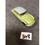 Dinky (France) #530 Citroen DS19 In Green With A Grey Roof (A Coupe Of Tiny Chips With A Touch Up