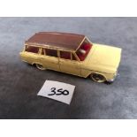 Dinky (France) #548 Fiat 1800 In Cream With A Brown Roof And Red Interior Played With In Fair