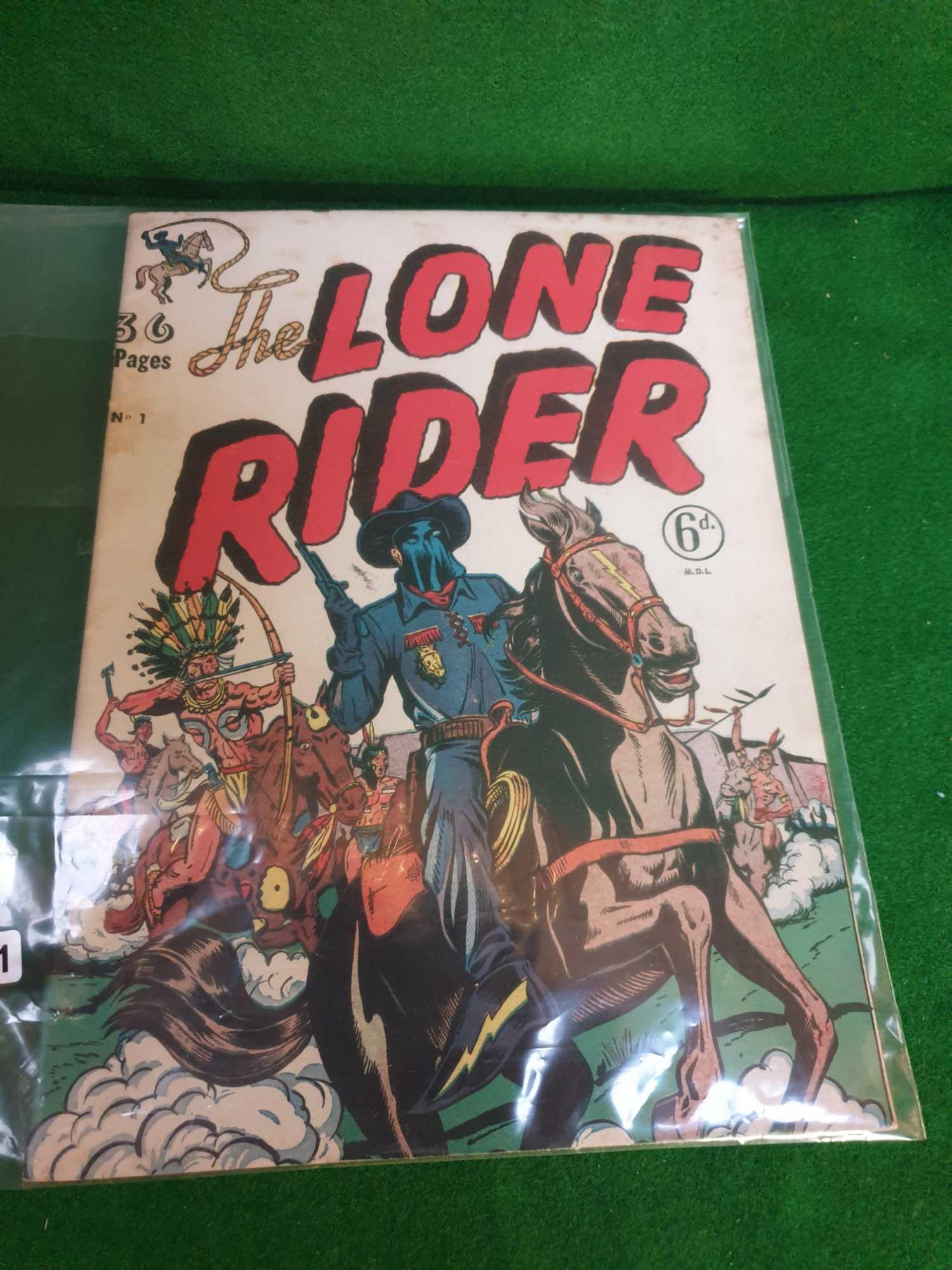 The Lone Rider #1 (April 1951) The Greatest Trail Blazer Farrell, 1951 Series