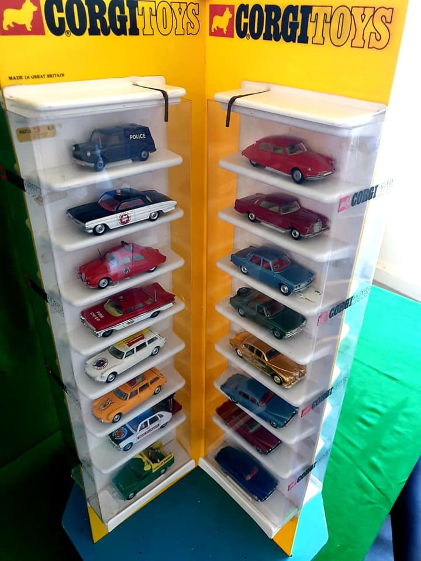 Corgi Counter Rotating Display With 64 x Unique & Rare Corgi Diecast Models Issued Between 1950 /70s - Image 3 of 10