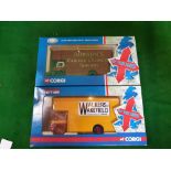 2 X Corgi Diecast Vehicles On The Move Series Comprising Of # CC11412 Bedford Tk Luton Truck Walkers