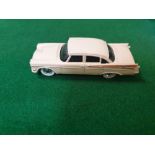 Dinky #191 Dodge Royal Sedan Cream Tan Flash And White TyresModel in Excellent Condition Without Box