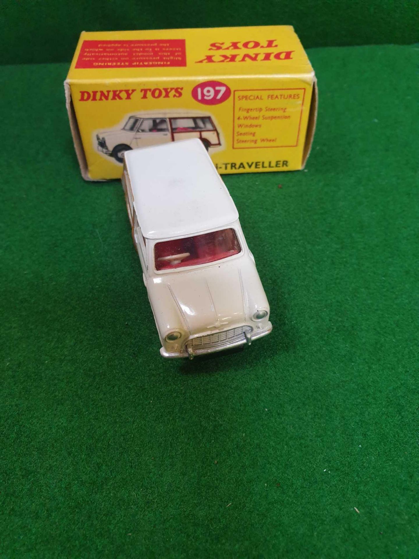 Dinky #197 Morris Mini Traveller Cream - Cream Body, Tan Woodwork And Red Interior Model Is - Image 2 of 3