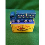 Matchbox Moko Lesney #10c Foden 8 Wheel Sugar Container Tate And Lyle Virtually Mint Grey Wheels