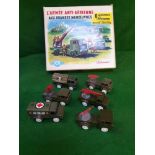 Sesame 6 Miniature Plastic Military Vehicles
