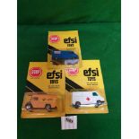 3x EFSI Toys (Holland) Diecast Scale Model Comprising Of; #1302.06, # 605.03 & #601.02. On