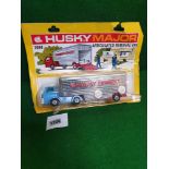 Husky Models Diecast #2004 Husky Articulated Removal Van Quite Rare On Bubble Card (Damage To