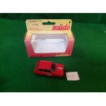 Solido #1316 Peugeot ZS Red Virtually Mint Model In Fair Box