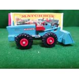 Matchbox Lesney King Size K10 Aveling Barford Tractor Shovel With Rarer Red Plastic Hubs Excellent