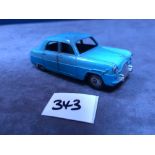 Dinky #162 Ford Zephyr In Two Tone Blue Grey Hubs Very Good Condition Unboxed 1956-1960
