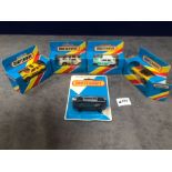 5 X Matchbox Diecast Rally Cars Comprising Of #Matchbox 1-75 Superfast MB9 9 Pro Stocker AMX Javelin