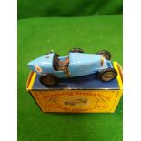 Lesney Models Of Yesteryear Y6 Supercharged Bugatti Type 35 Blue Racing No 6 Mint Model Tab Torn