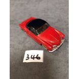 Dinky (France) #24M VW Kharman Ghia Coupe In Red Very Good Condition Unboxed