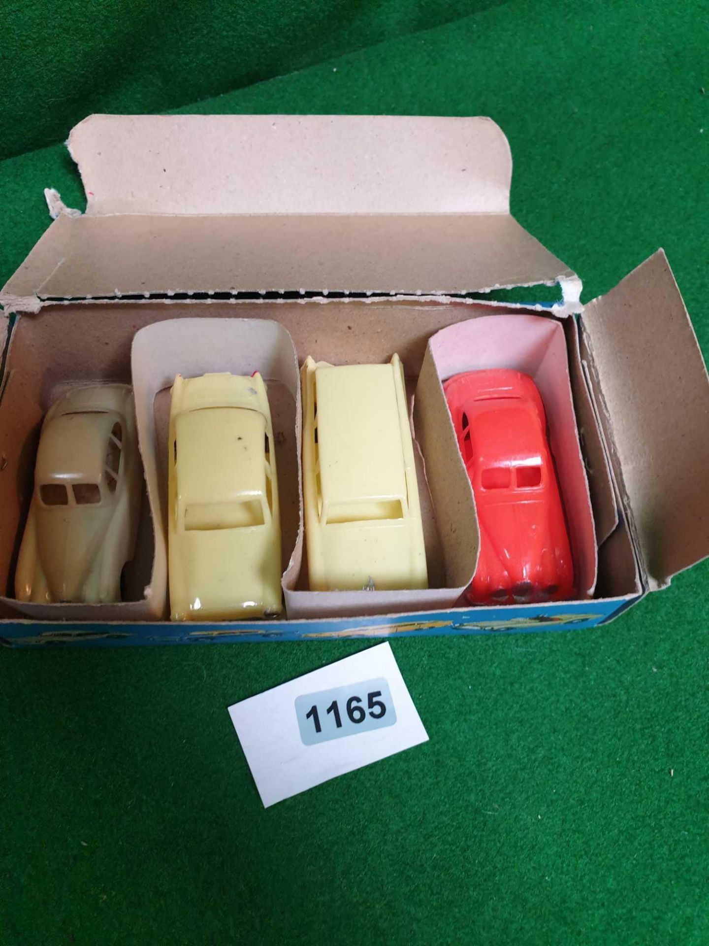 Blue Box Plastic Toy Cars â€“ Auto Series No. 7402. Made In Hong Kong Rare Very Good Condition - Image 2 of 2