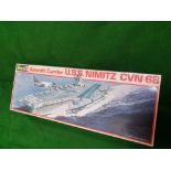 Revell #5057 Aircraft Carrier USS Nimitz CVN 68 1/720 Scale Model Kit Sealed Pack On Sprues