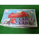 Cosmo #9991 Battery Operated Electric Cable Car With Light Red Mint Sealed In Box Electric Cable Car