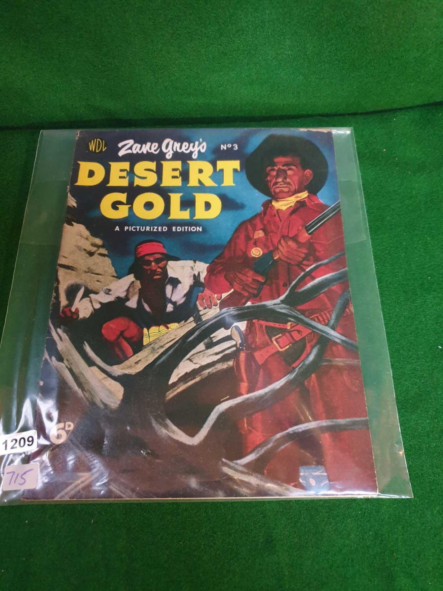 World Distributors, 1953 Series Zane Grey's Stories Of The West #3 Desert Of The West