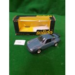 Solido #63 Porsche 911 Grey Virtually Mint to Mint Model in a Fair Box