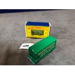 Matchbox Lesney #46b Pickford Removal Van Green Black Plastic Wheels. Mint in a crisp E type box