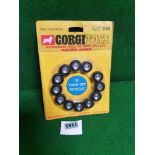 Corgi Toys #1354 Golden Jacks Interchangeable Wheels On Original Bubble card