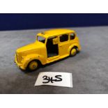 Dinky #254 Austin Taxi Yellow/Black with Driver Very Good Condition Unboxed 1956-1959