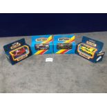 4 X Matchbox Diecast Models Comprising Of #MB52 Matchbox Superfast MB52 BMW M1 #MB7 Matchbox