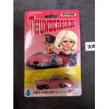 Matchbox Thunderbirds 1992 Lady Penelope Is Rolls-Royce Fab 1 On Original Bubble Card