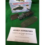 Dinky France #884 Brockway Pontoon Bridge Truck Green - Comes With Pontoon Bridge Consisting Of 12