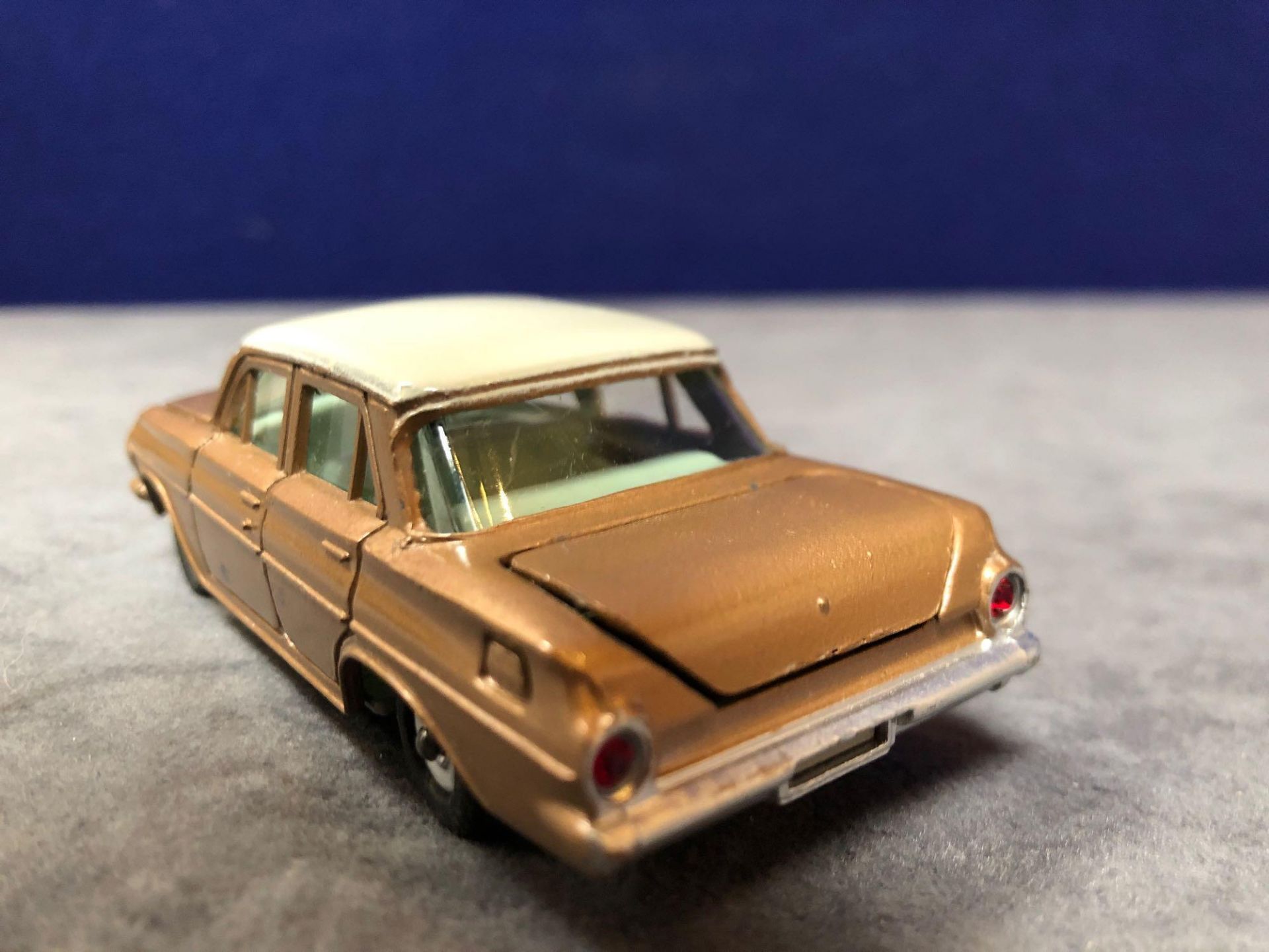 Dinky #196 Holden Special Sedan Bronze/White Or Turquoise/White - Jewelled Headlights (No - Image 3 of 4