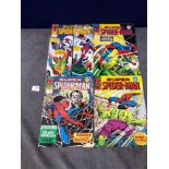 4 X Marvel Comics Comprising Marvel Comics Group Super Spider-Man No 295 W/E Oct 4 1978 #Marvel