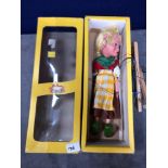 Vintage Pelham Puppets Marionette Gretel In Box