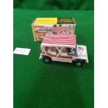 Dinky #106 The Prisoner Mini Moke Opening Bonnet Removable Canopy And Spare Wheel Cover Aerial Red/