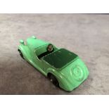 Dinky #38b Sunbeam Talbot Sports Car Green And Black Post War Version With Ridged Hubs Unboxed