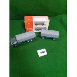 Wiking #460 Ho Scale Alu Board Truck Trailer Mint Model with box