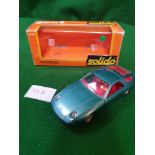 Solido Gam 2 #49 Porsche 928 Metallic Blue Virtually Mint to Mint Model in a Fair Box