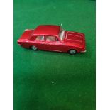 Dinky #130 Ford Consul Corsair Metallic Red - Metallic Red Body And Black Base Without Box (