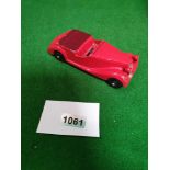 Dinky #38b Sunbeam Talbot Sports Car - Post War Version With Ridged Hubs Very Good To Excellent Nice