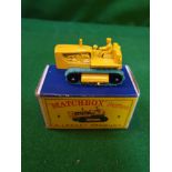 Matchbox Lesney #8c Caterpillar Tractor Mint Model Excellent Box