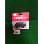 Husky Models Diecast #21 Military Land Rover On Opened Bubble Card