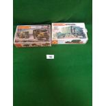 2x Matchbox 1:76 Scale Model Kits On Sprues Comprising Of;#PK172 Morris C.8. Mkii & 17pdr Gun &