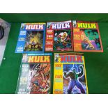 5 X Comics Comprising # Rampage Magazine Starring The Hulk Jan No 19 # Rampage Magazine Starring The