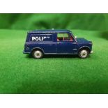 Corgi #448 Austin Police Mini Van Blue Unboxed In Good Overall Condition No Figures ariel is broken,